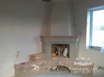 Изготовление полок на камин из гранита или искусственного камня