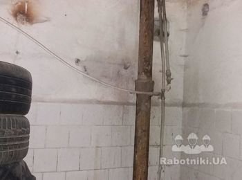 Установка Душевых кабинок 2шт. монтаж труб ПВХ, 1шт Бойлер, Вытяжка