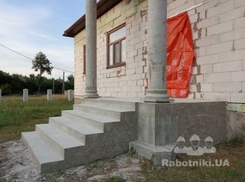 Поклейка камня и укладка наружной плитки