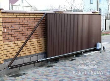 Сварить раздвижные ворота 4 м