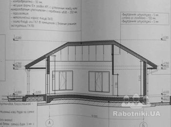 Фундамент: плита с нижним ребром