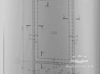 Фундамент: плита с нижним ребром