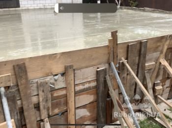 Пристройка. Газоблок 12 кубів і покрівля на готовий фундамент