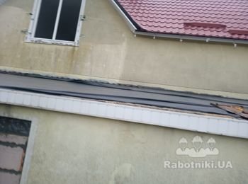 Монтаж металлочерепицы, паробарьер, ремонт крыши