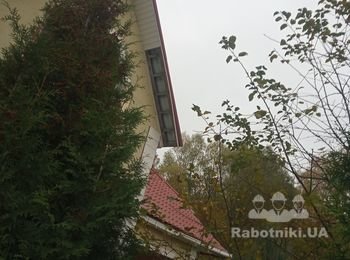 Монтаж металлочерепицы, паробарьер, ремонт крыши