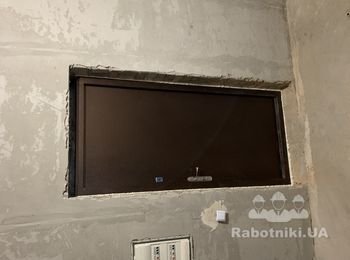 Обустройство откосов на двух дверях