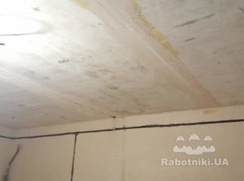 Декоративная штукатурка на неровный потолок
