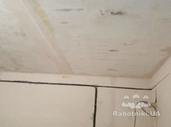 Декоративная штукатурка на неровный потолок