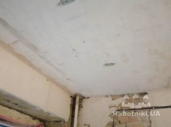 Декоративная штукатурка на неровный потолок