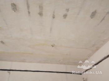 Декоративная штукатурка на неровный потолок