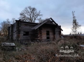 Розобрать сруб.