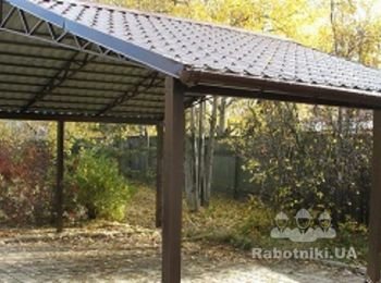 Навес металлический