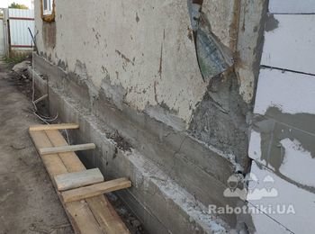 Фасадные работы частного дома