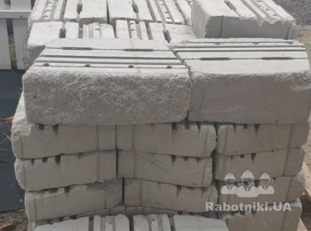 Монтаж опорной стенки из бетонных блоков