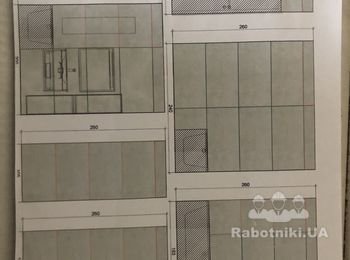 Облицовка плиткой 120/60 ванной 23м2