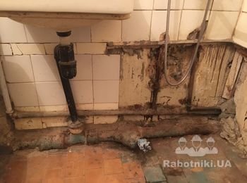 Замена водопровода и стояка