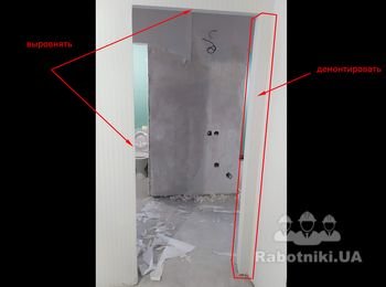 Расширение проема