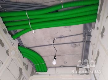 Бютжетний внутрішній ремонт в новому котеджі - 2 поверхи, 130м2.
