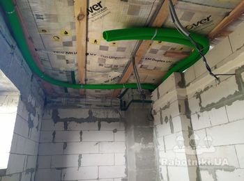 Бютжетний внутрішній ремонт в новому котеджі - 2 поверхи, 130м2.