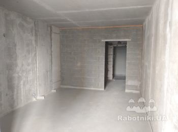 Штукатурные и плиточные работы в 1 к квартире.