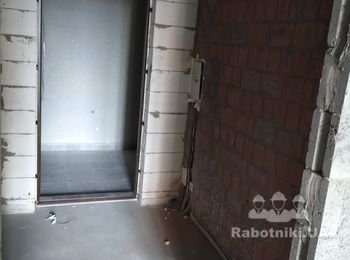 Штукатурные и плиточные работы в 1 к квартире.