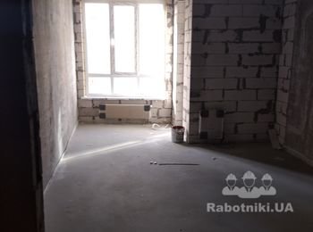 Штукатурные и плиточные работы в 1 к квартире.