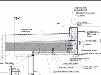 Просчет плоской кровли в 2х вариантах исполнения