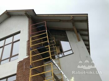 Подшыва свесов крышы
