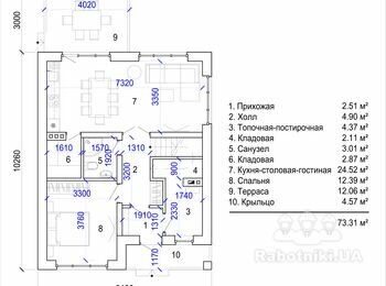 Проект будинку 120 кв/м