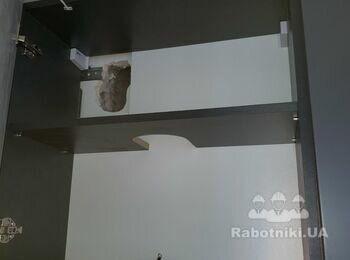 Подключение встроенной вытяжки и создание закладной в вент канале.