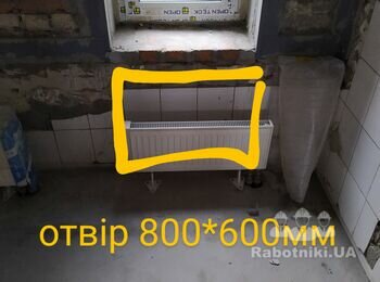 Пробиття та підсилення отворів в зовнішній стіні