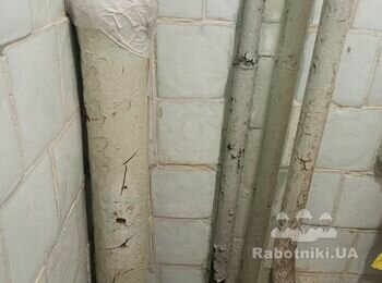 Замена стояка канализационого и унитаза