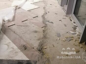 Укладка 10 кв.м. плитки пола