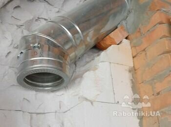 Подключение печи булерьян к дымоходу
