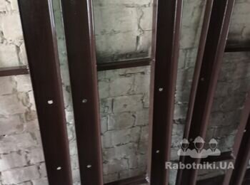 Монтаж металлических рамок