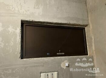 Обустройство откосов на двух входных дверях (Киево - Святошинский)