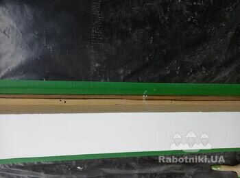 Откосы из ламината на 4 окна и 2 двери.