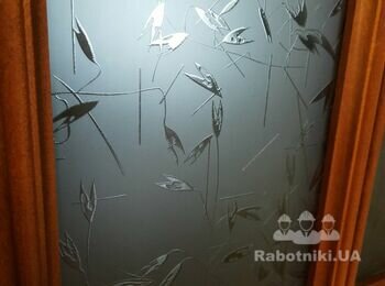 Заміна скла в міжкімнатні двері 2 шт