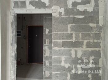 Демонтировать две стены, построить три стены