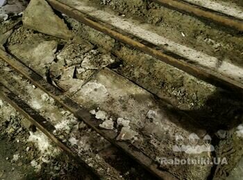 Ремонт - восстановление бетонной лестницы