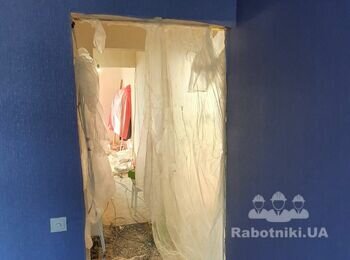 Установка 6 межкомнатных дверей