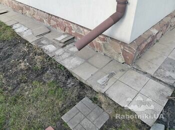 Привести в порядок отмостку вокруг дома