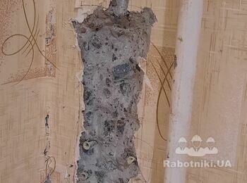 Штробление бетона под проводку