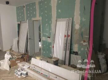 Монтаж плитки на кухонный фартух +- 10м2