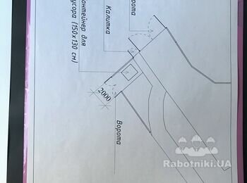 Установка забора, + 2 калитки на магнитах и ворота