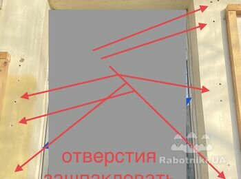 Покраска фасада 35м+покраска метал. крыльца