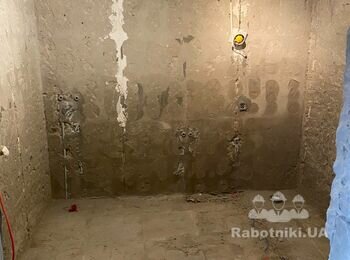 Укладка плитки в ванную 32 кв.м.