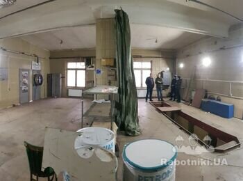 Покраска стен 140 м2