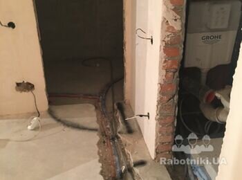 Залити 5м2 стяжки + 10м штроби