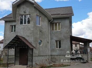 Покраска фасада частного дома